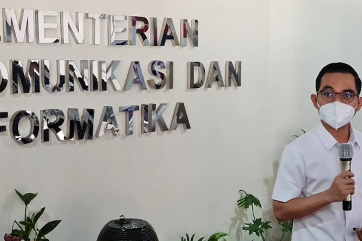 Juru Bicara Kemkominfo, Dedy Permadi. Liputan6.com/Agustinus Mario Damar