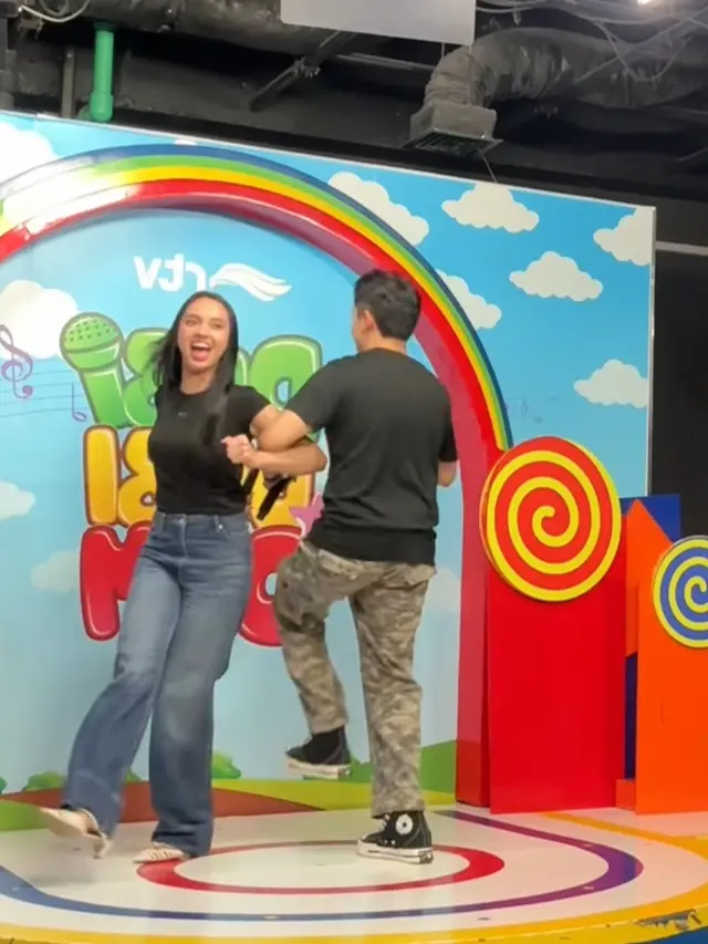 Lyodra dan Randy Martin Ngedate. [@randymartinnn]