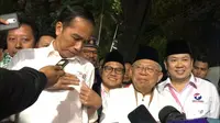 Pasanan Capres dan Cawapres Jokowi-Ma'ruf Amin mendapat nomor urut 1 di Pilpres 2019 (Liputan6.com/ Putu Merta Surya Putra)
