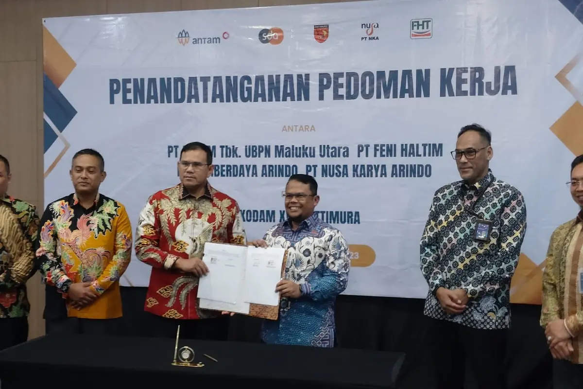 Antam Gandeng Kodam XVI/Pattimura Perkuat Pengamanan di Wilayah Operasi Maluku Utara