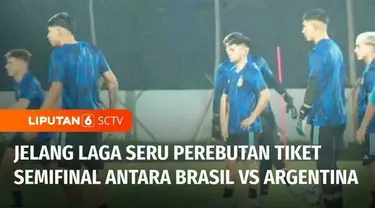 Laga bergengsi akan tersaji di perempat final Piala Dunia U-17, sang juara bertahan Brasil akan menghadapi Argentina, untuk meraih tiket semifinal. Para pemain Argentina serius mempersiapkan diri untuk meladeni permainan Brasil.