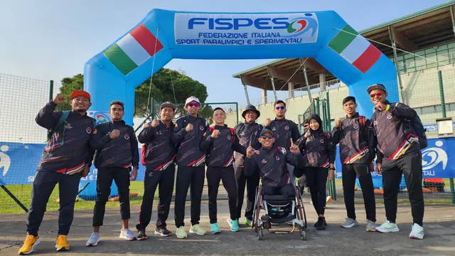 FOTO Tim Para Atletik NPC Indonesia