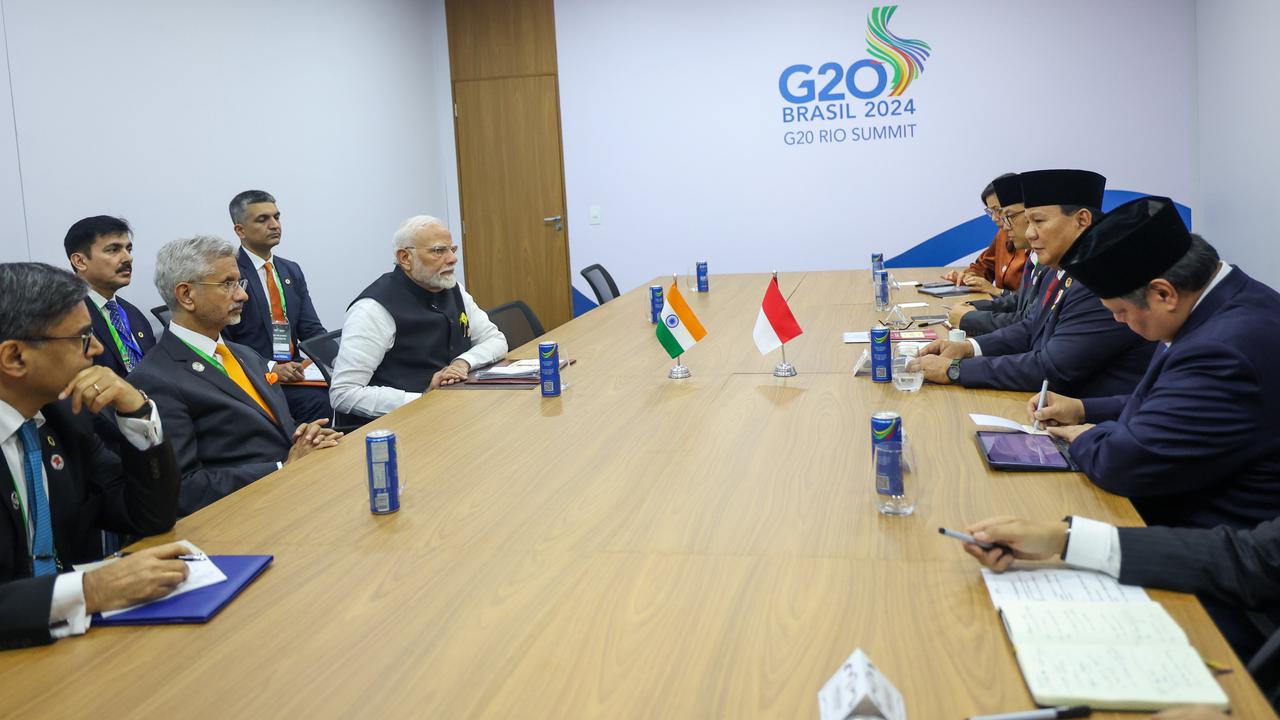PM India, Narendra Modi mengunggah foto pertemuan dengan Presiden Prabowo lewat akun X. (Foto: Dok X narendramodi)
