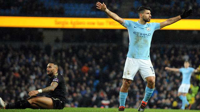Gaya Sergio Aguero Ketika Cetak 4 Gol ke Gawang Leicester