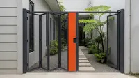 10 Model Pagar Rumah Lipat Modern Hemat Ruang untuk Lahan Sempit, Desain Aman dan Estetik