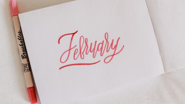 Ilustrasi bulan Februari