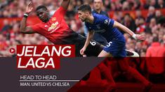 Berita video head to head catatan statistik dan data musim lalu jelang laga big match Premier League pekan pertama, Manchester United melawan Chelsea di Old Trafford.