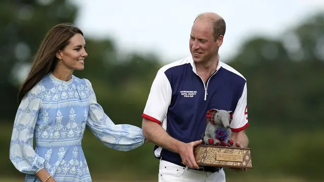 <p>Pangeran William dan Kate Middleton. (Andrew Matthews/PA via AP)</p>