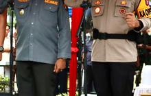 Satgas Linmas TNI-Polri Pekanbaru Apel Gelar Pasukan Demi Sukseskan Pemilu 2024