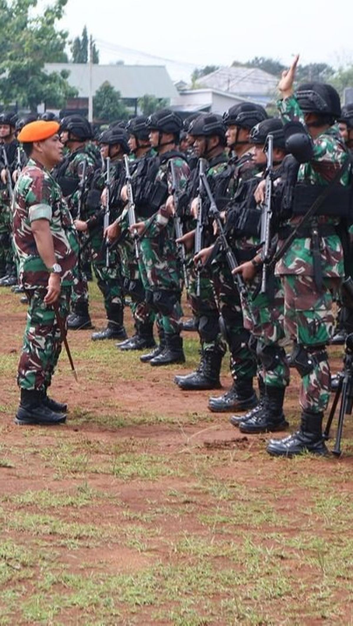 Ketangguhan Kopasgat jelang bertugas