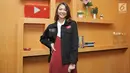 Jessica Veranda eks JKT48 berpose disel-sela acara YouTube NextUp 2019 di Kota Kasablanka, Jakarta, Selasa (30/4/2019). Awalnya gadis yang akrab dipanggil Ve ini membuat konten yang diunggahnya ke YouTube hanya untuk keperluan kuliah. (Fimela.com/Bambang E Ros)