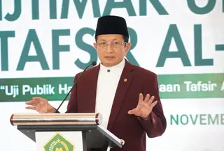 Menteri Agama (Menag) Nasaruddin Umar. (Tim Humas Kemenag)