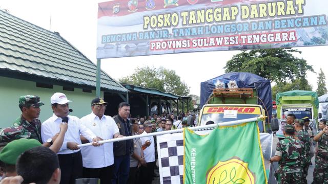 Himpun Bantuan Rp 12 Miliar, Mentan Jamin Bangun Kembali Pertanian di Konawe Utara