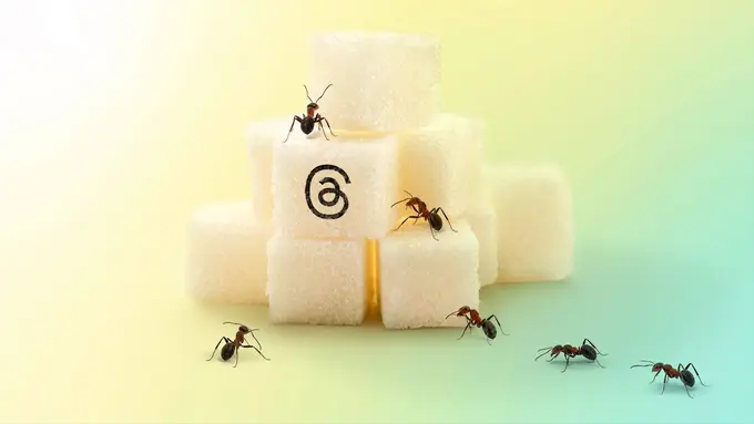 Contoh ilustrasi Threads