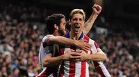 Fernando Torres baru saja menyumbangkan dua golnya ke gawang Real Madrid di ajang Copa del Rey