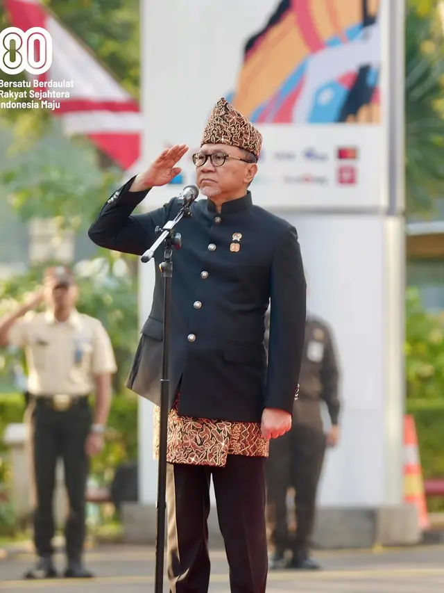 Momen HUT ke-80 RI, Zulhas Sampaikan Semangat Kemerdekaan dan Perangi \’Serakahnomics\’