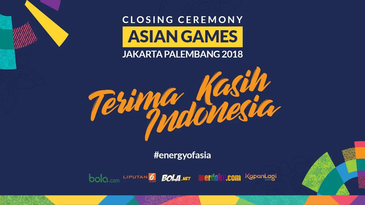 Closing Ceremony Asian Games 2018
