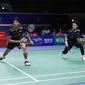 Ganda putra Indonesia Leo Rolly Carnando/Bagas Maulana mengalahkan pasangan Malaysia Nur Mohd Azriyn Ayub Azriyn/Tan Wee Kiong pada babak 16 besar Korea Open 2024, Kamis 29 Agustus. (foto: PP PBSI)