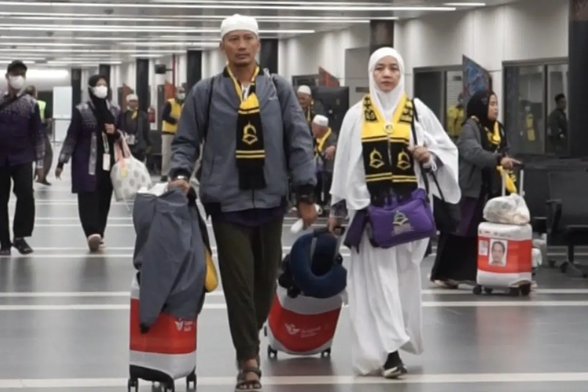 Jemaah Haji Indonesia Tiba di Bandara Soetta