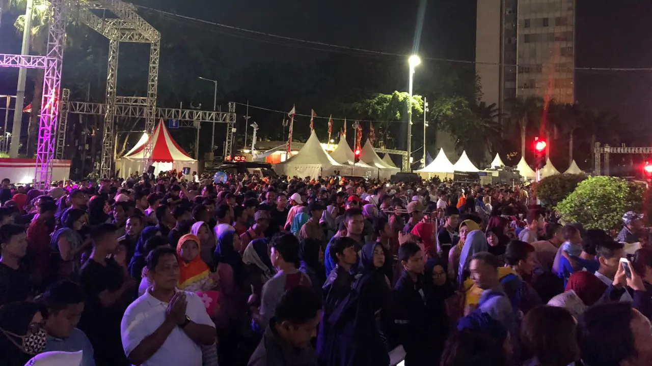 Warga memadati Jakarta Muharram Festival, Sabtu (31/8/2019).