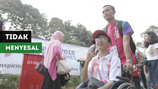 Berita video tentang para volunteer di Asian Para Games 2018 yang tak menyesal telah banyak membantu dengan ikhlas para atlet, ofisial, dan pengunjung.