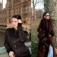 Menghabiskan momen akhir tahun 2025 dengan ibadah umrah, Zaskia Sungkar tampil menawan dalam balutan abaya hitam dan hijab syar’i senada. [@zaskiasungkar15].