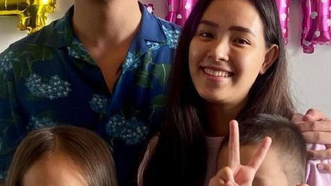 Momen Rendy dan Lady Nayoan saat merayakan ulang tahun anaknya.