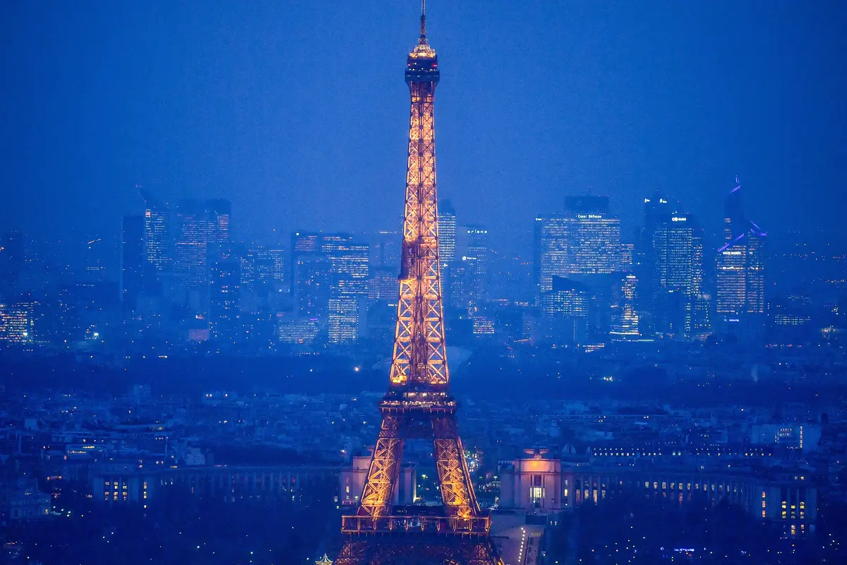 Kota Paris Dari Gedung Tinggi