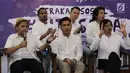 Armada band saat menghadiri peluncuran gerakan sosial #KitaSama di kawasan Kemang,Jakarta, Rabu (14/6). (Liputan6.com/Herman Zakharia)