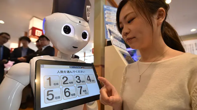 Robot Pepper Siap Melayani Pelanggan Restoran Sushi di Jepang