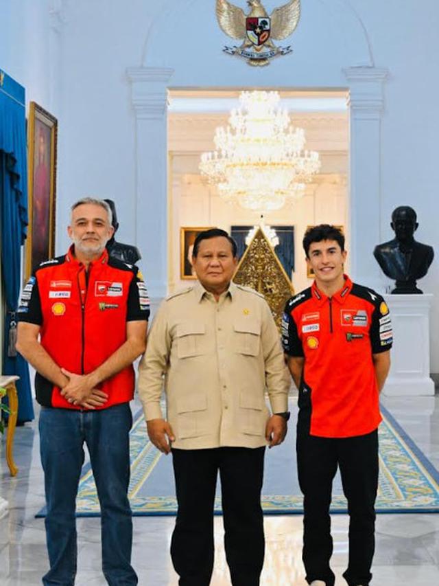 Prabowo Bertemu Marc Marquez