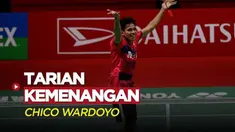 Berita Video, Tarian Kemenangan Chico Wardoyo Saat Melaju ke Final Indonesia Masters 2023 pada Sabtu (28/1/2023)