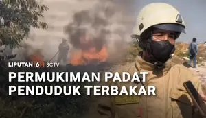 Diduga Korsleting, Permukiman Padat Jelambar Terbakar