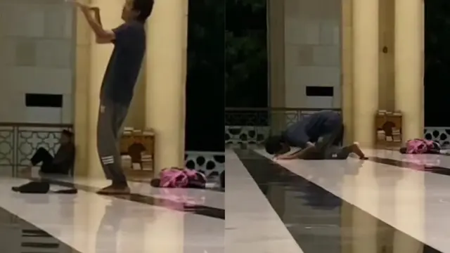 5 Momen Penyandang Disabilitas Salat Dalam Keterbatasan, Bikin Haru Warganet