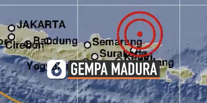 VIDEO: Gempa Magnitudo 6,3 Guncang Madura