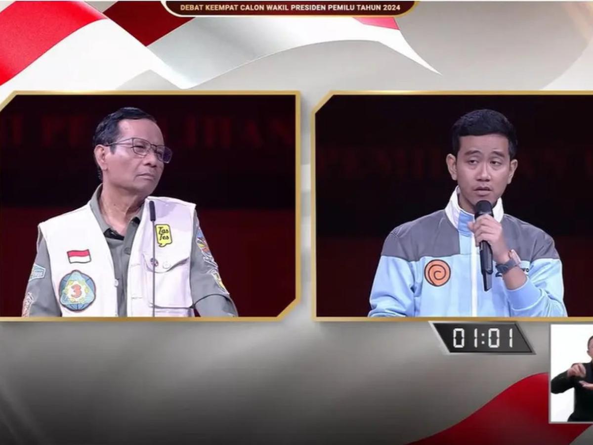 Debat antara Mahfud dan Gibran