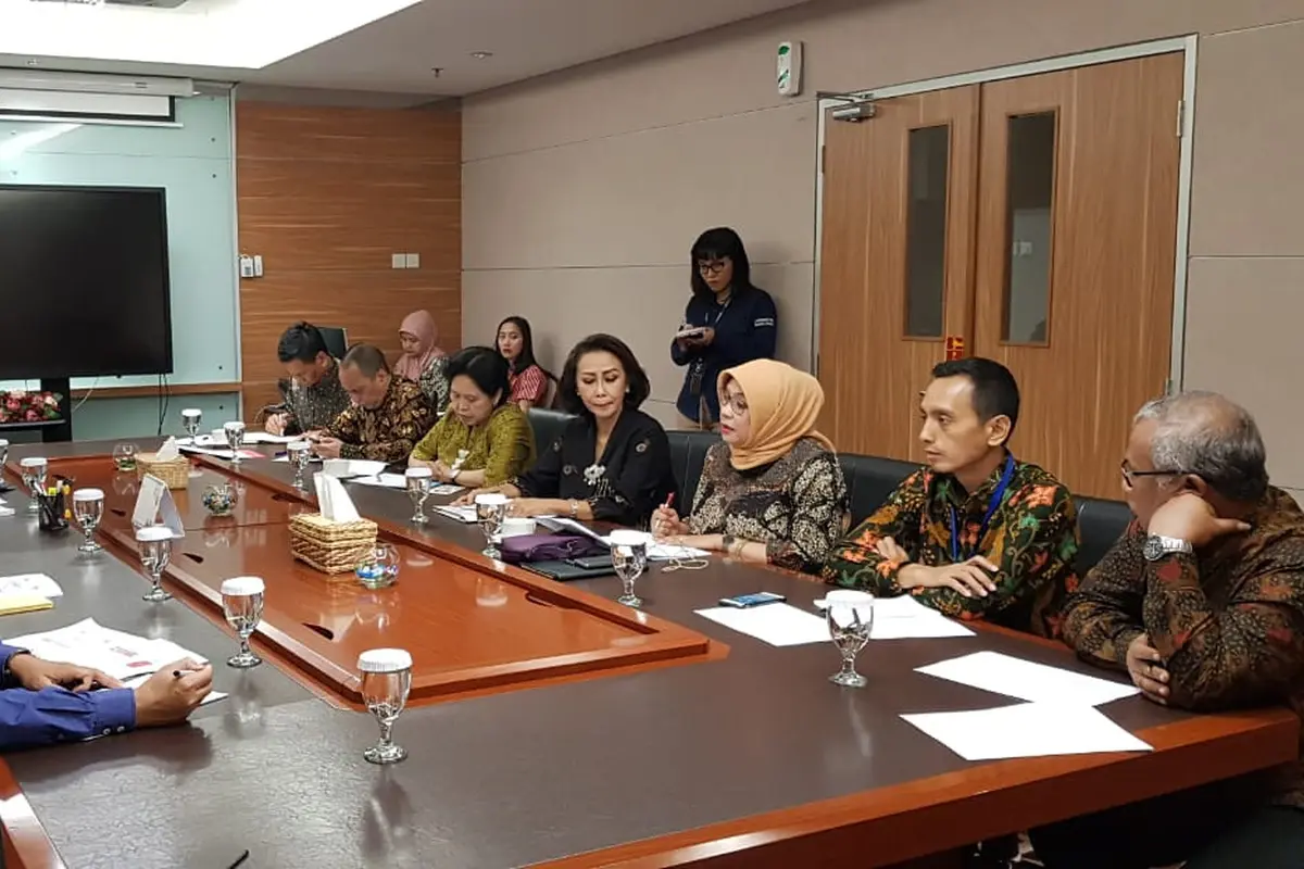 Panitia seleksi (Pansel) calon Pimpinan Komisi Pemberantasan Korupsi (Capim KPK) mendatangi Gedung KPK.
