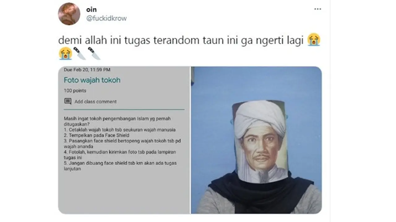 Dapat Tugas Sekolah Terandom, Curhatan Siswa Ini Viral di Media Sosial