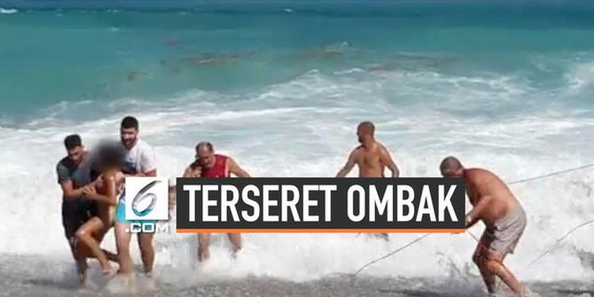 VIDEO: Detik-Detik Penjaga Pantai Selamatkan Bocah Terseret Ombak