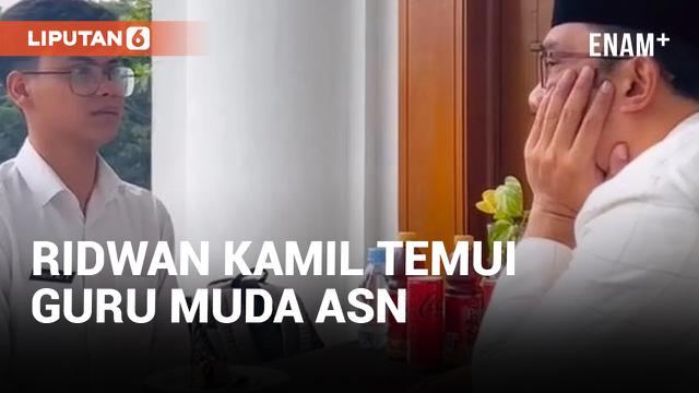 RIDWAN KAMIL TEMUI LANGSUNG GURU MUDA ASN PANGANDARAN UNTUK DENGARKAN KRONOLOGI