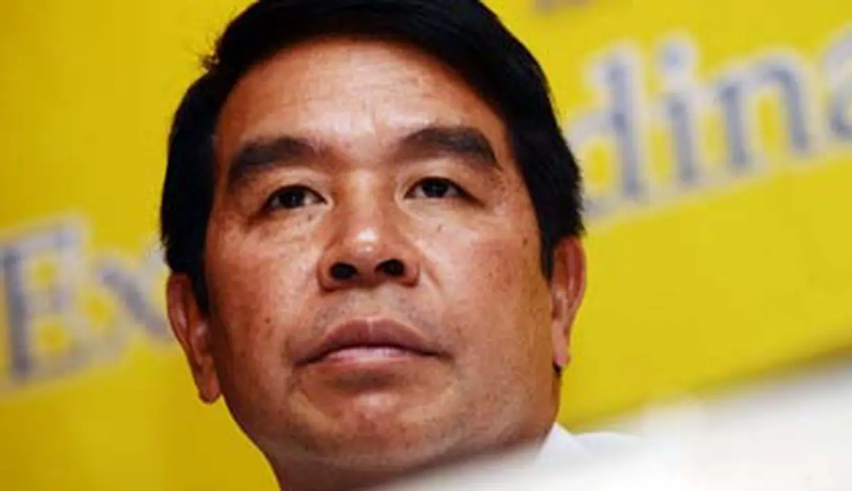 Carson Yeung Ka Sing, Chairman of Grandtop International Holdings Limited, di sesi konferensi pers takeover Birmingham City di Hong Kong, 29 September 2009. AFP PHOTO/ Antony DICKSON 