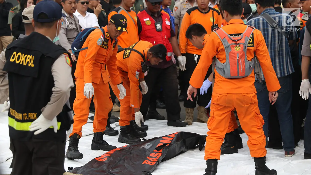 SAR Gabungan Kembali Temukam Serpihan dan Korban Lion Air JT 610