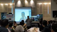 Diskusi bertajuk &lsquo;Menjemput Kebangkitan Nasional 2045: Arah Ekonomi Kepemimpinan Baru Indonesia&rsquo; di Hotel Veranda Kebayoran, Jakarta Selatan, Kamis (16/5) (Istimewa)