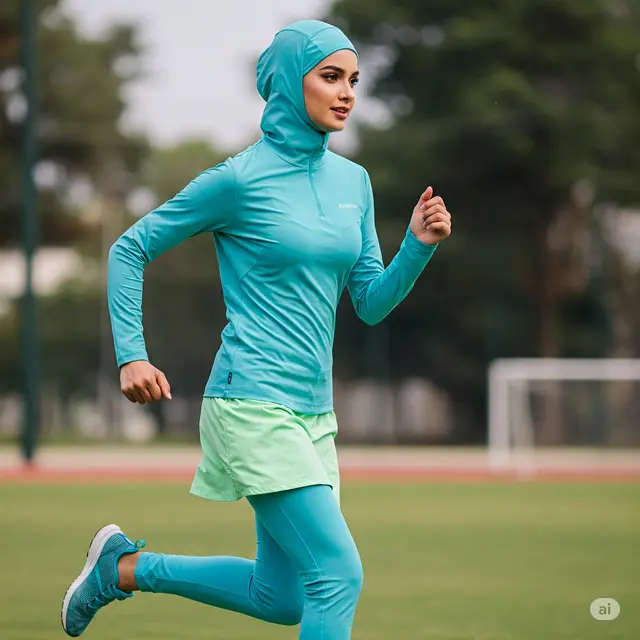 12 Inspirasi Outfit Lari Hijab yang Nyaman dan Stylish untuk Hijabers Aktif