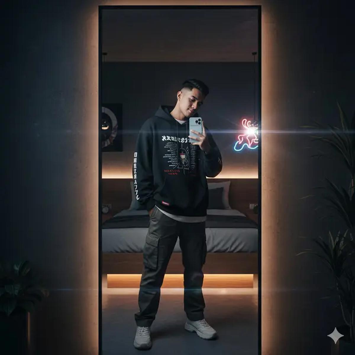 Kumpulan Prompt Gemini AI Mirror Selfie Pakai iPhone 17/Gemini AI