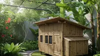 6 Model Kandang Ayam Petelur dari Bambu dan Cara Membuatnya yang Praktis
