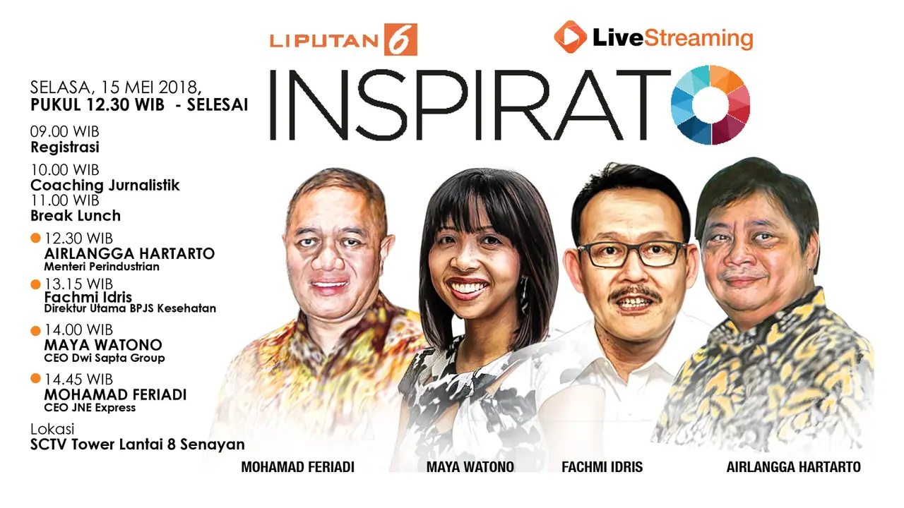 4 Tokoh Inspiratif Berbagi Rahasia Sukses Mereka di Inspirato
