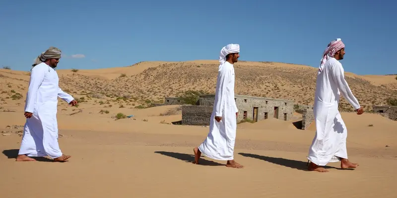 FOTO: Menghidupkan Kembali Ingatan Akan Desa yang Ditelan Gurun di Oman
