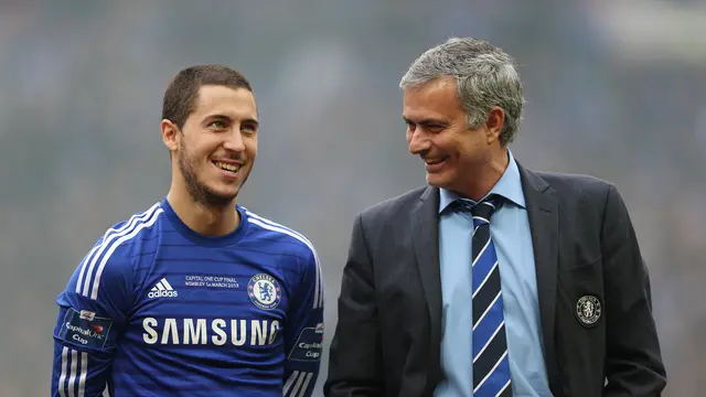 Hazard dan Mourinho