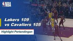 LeBron James turun 32 poin, meraih 14 rebound, tujuh assist dan mendapat kemenangan saat kembali ke Cleveland 109-105.